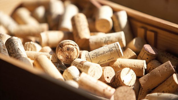 Korken edler Weine der Provence. Weingenuss.