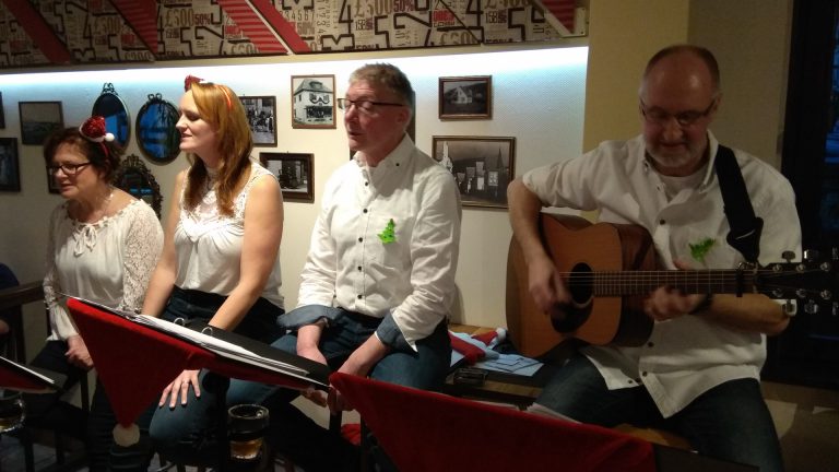 Simply4friends am Adventnachmittag beim Konzert