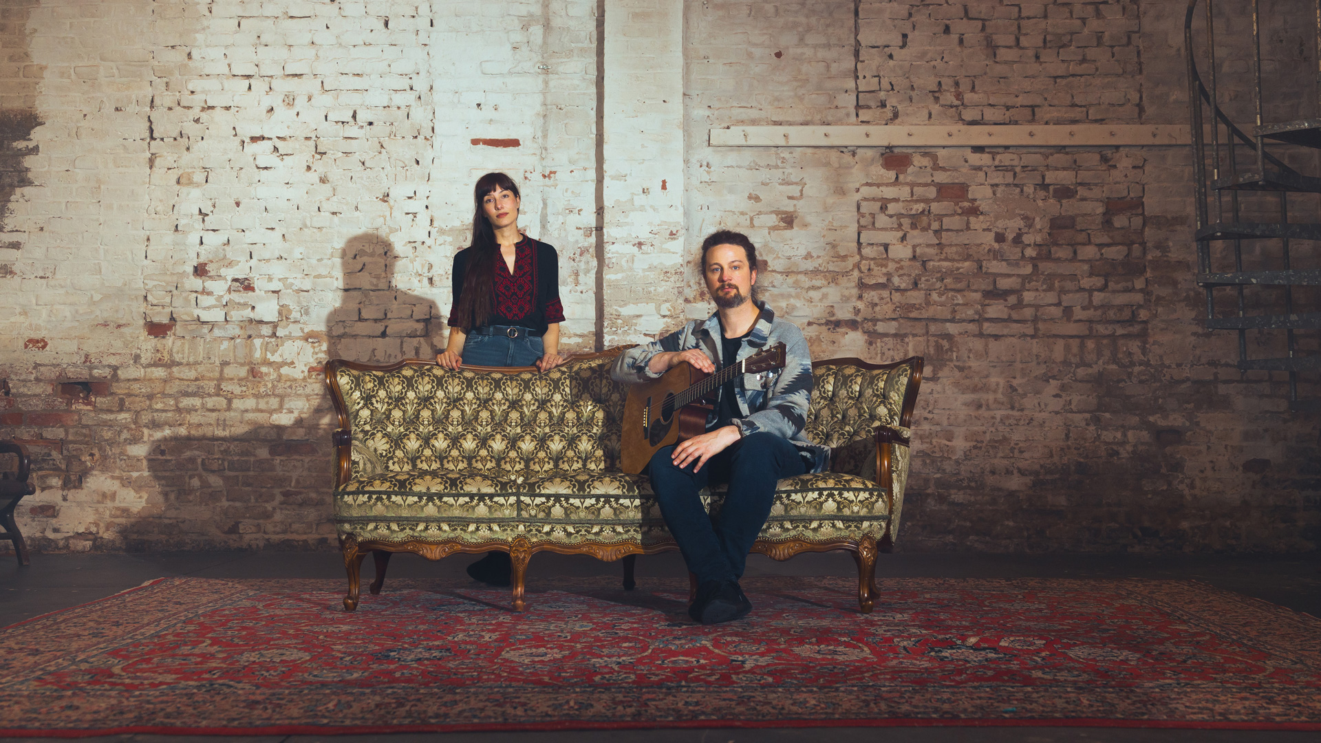 Die beiden Musiker Björn Ehlien und Nine Antwort