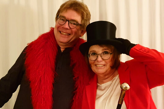 Event Marlene-Dietrich-Projekt, Karin Lederle und Daniel Schulz