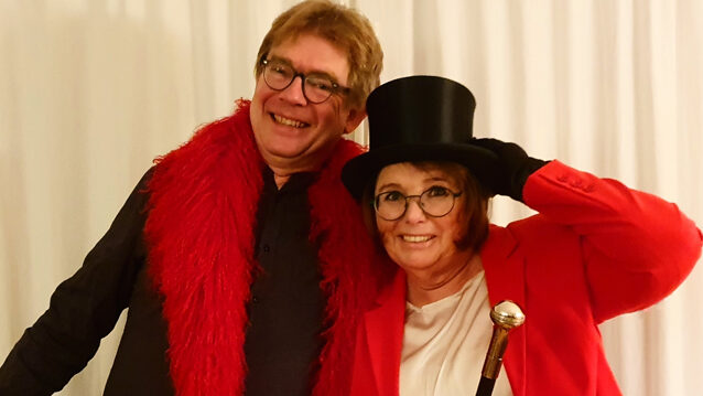 Event Marlene-Dietrich-Projekt, Karin Lederle und Daniel Schulz